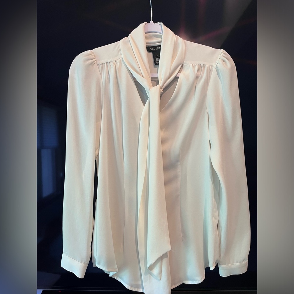 White long sleeve Blouse - NWOT